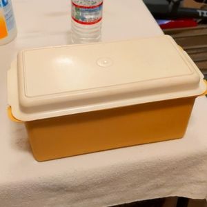 Vintage Tupperware bread container